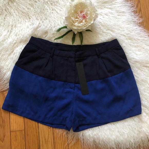 Arynk Blue And Black Shorts M - Picture 1 of 8